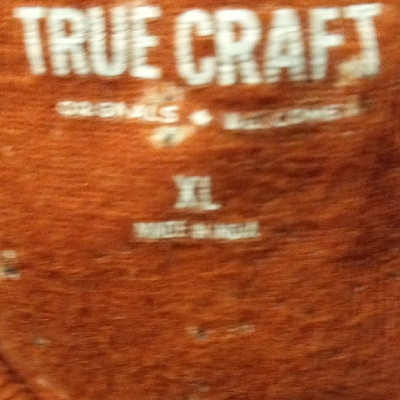 True Craft Burnt Orange Graphic Tee - Picture 2 of 4